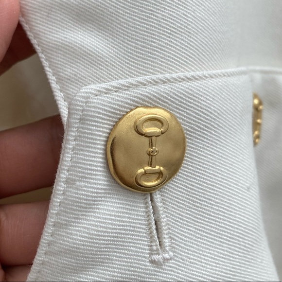 Vintage Inspired Ivory White Blazer - Picture 5 of 12